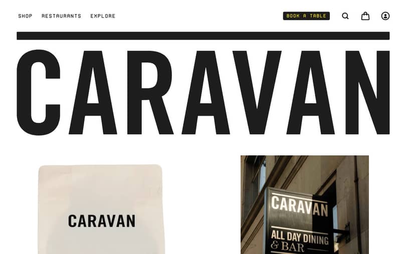 Caravan & Co website