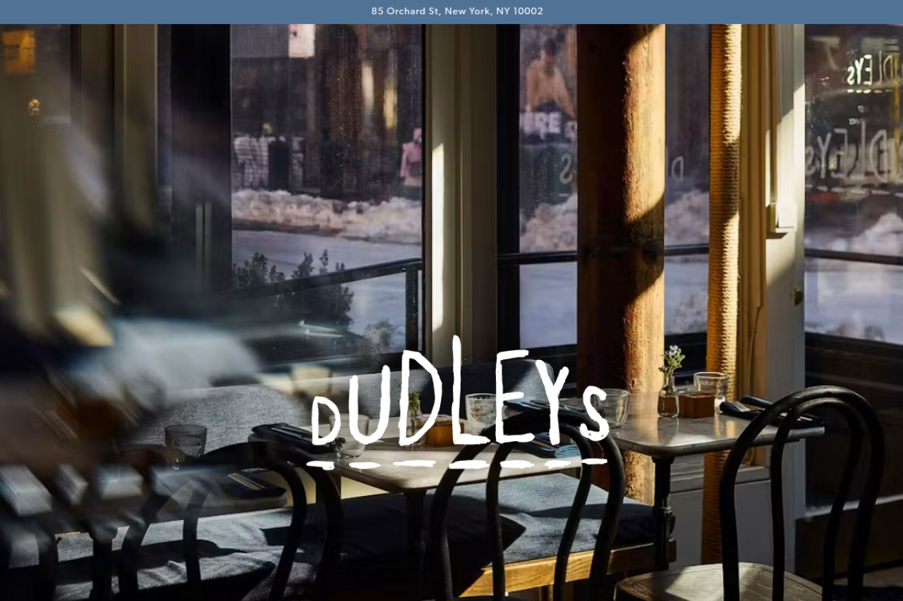 Dudleys NYC website