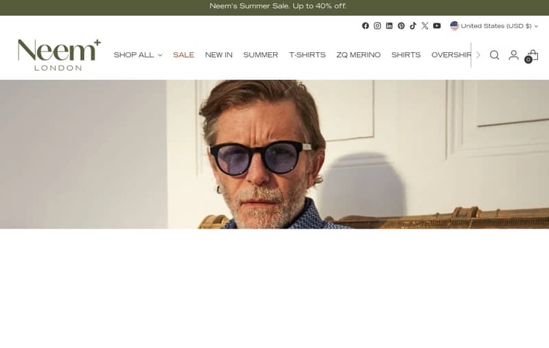 Neem London website