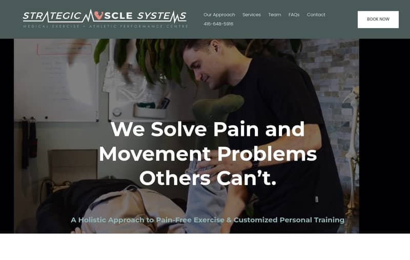 Strategic Muscle website